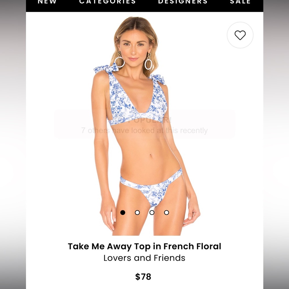 Lovers and Friends blue and white suit